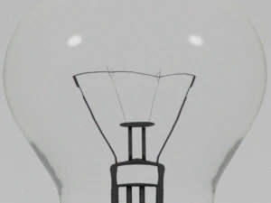 l&acirc;mpada el&eacute;trica Modelo 3D