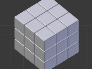 cubo de rubik Modelo 3D