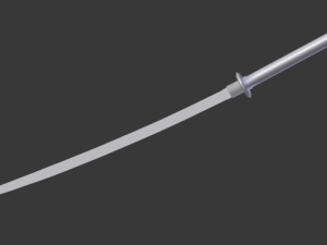 katana sword 3D 模型