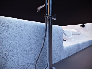 bed with bath Model 3D