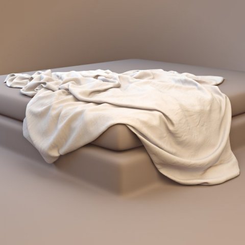 coverlet 3D Model .c4d .max .obj .3ds .fbx .stl .blend