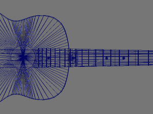 acoustic guitar 3D Модель