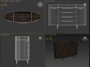 giorgio collezione vanity art 920 com&ograve; Modello 3D