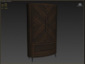 giorgio collection vanity art 950 two doors armoir Modelo 3D