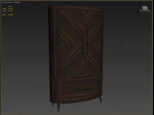 giorgio collection vanity art 950 two doors armoir 3D Model