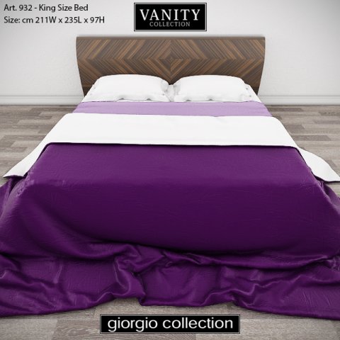 giorgio collection vanity art 932 king size bed Modelo 3D .c4d .max .obj .3ds .fbx .stl .blend 