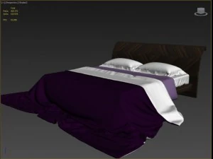 giorgio collection vanity art 932 king size bed 3D Model
