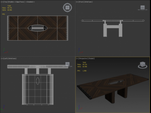 giorgio collection vanity art 9000 table 3D Model
