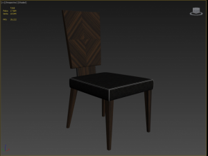 giorgio collection vanity art 9030 chair Modello 3D