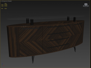 giorgio collection vanity art 9100 buffet 3D Model
