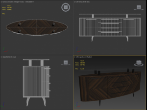 giorgio collection vanity art 9100 buffet 3D Model
