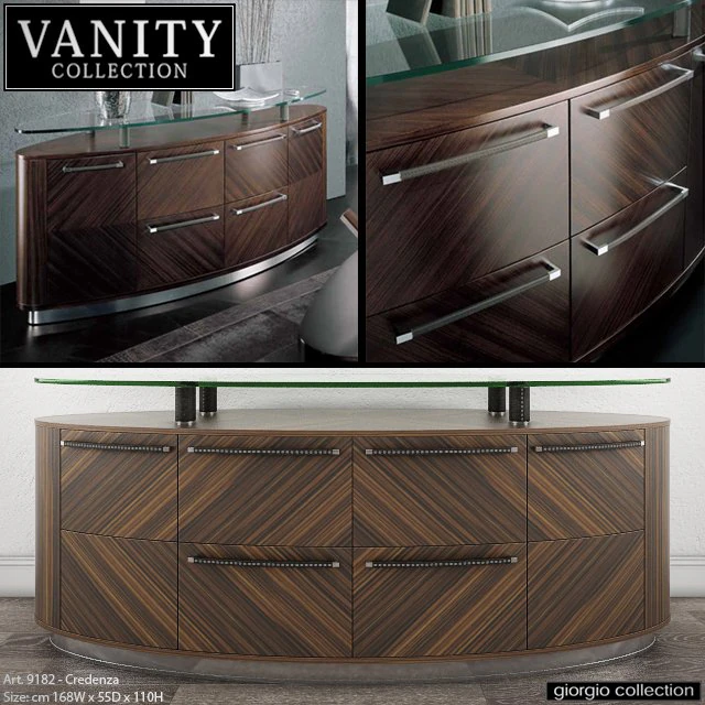 giorgio collection vanity art 9182 credenza 3D Model .c4d .max .obj .3ds .fbx .stl .blend 