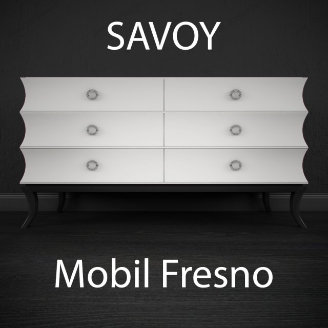 mobilfresno savoy collection dresser Model 3D .c4d .max .obj .3ds .fbx .stl .blend