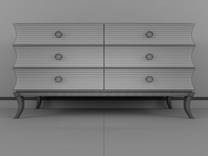mobilfresno savoy collection dresser Model 3D