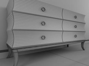 mobilfresno savoy collection dresser Model 3D
