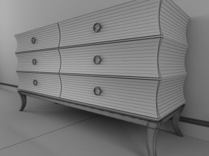 mobilfresno savoy collection dresser Model 3D