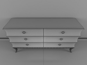 mobilfresno savoy collection dresser Model 3D