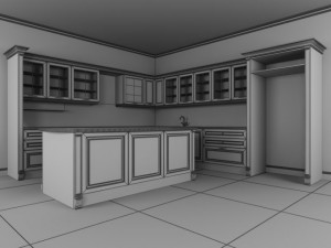 kitchen belle epoque tomassi 3D 모델
