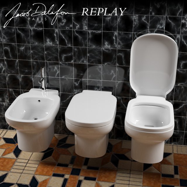 jacobdelafon replay Modèle 3D .c4d .max .obj .3ds .fbx .stl .blend 