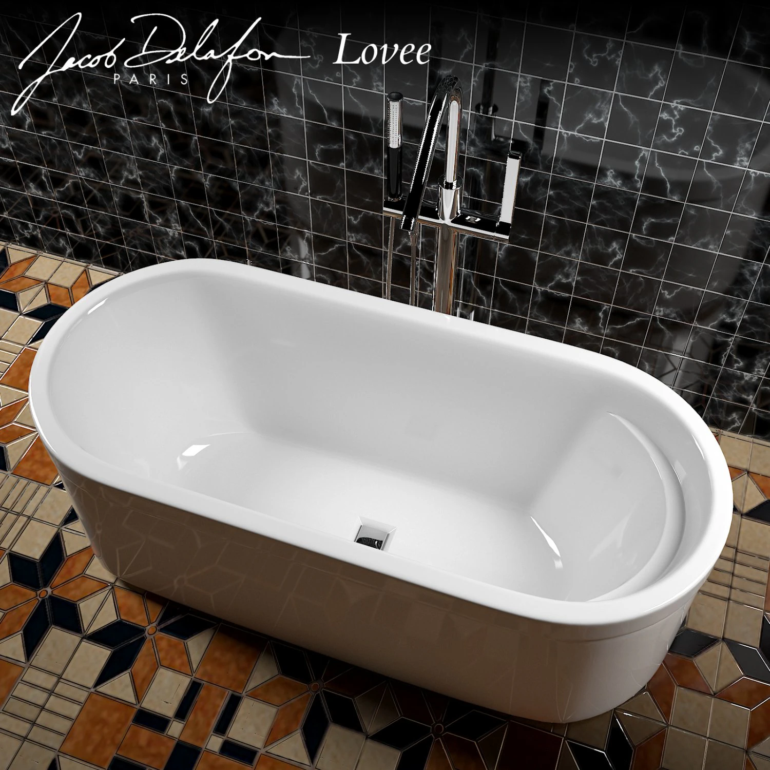 jacob delafon lovee 3D Model .c4d .max .obj .3ds .fbx .stl .blend