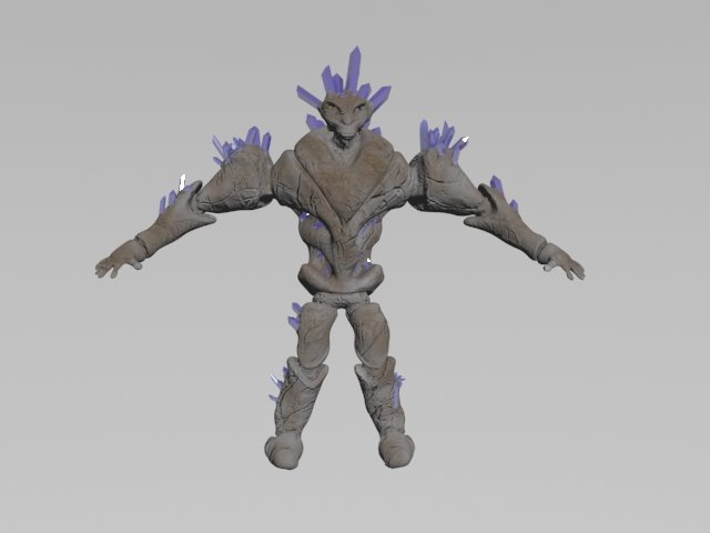 crystall holem 3D Model .c4d .max .obj .3ds .fbx .stl .blend 