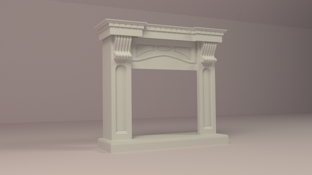 fireplace 3D-Modell .c4d .max .obj .3ds .fbx .stl .blend 
