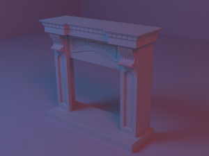 fireplace 3D-Modell