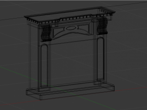 fireplace 3D-Modell