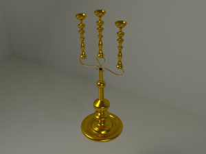 candlestick Modelo 3D