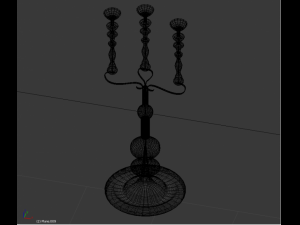 candlestick Modelo 3D
