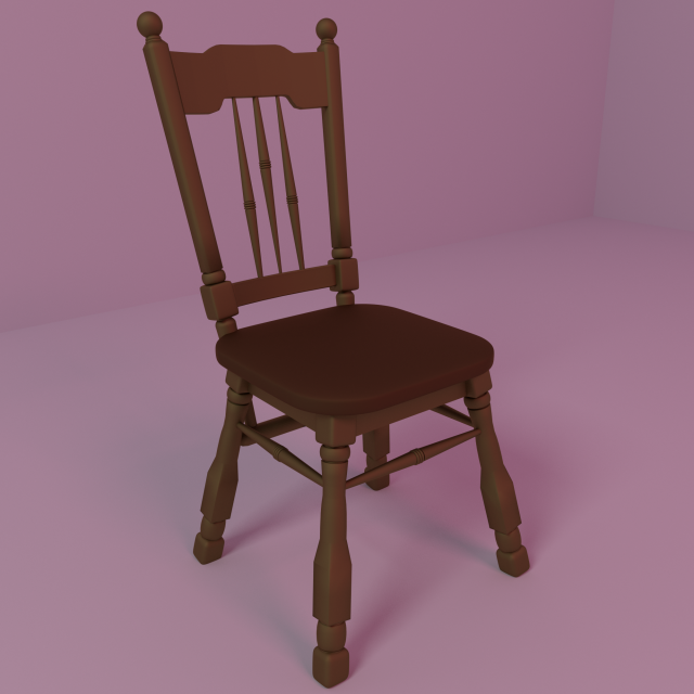 chair Model 3D .c4d .max .obj .3ds .fbx .stl .blend 