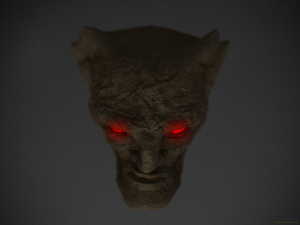 stone head monster 3Dモデル
