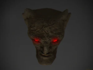 stone head monster 3D Model