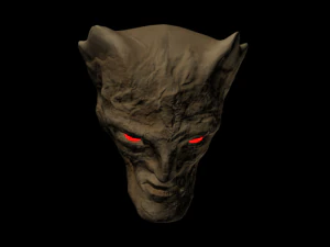 stone head monster 3D Model