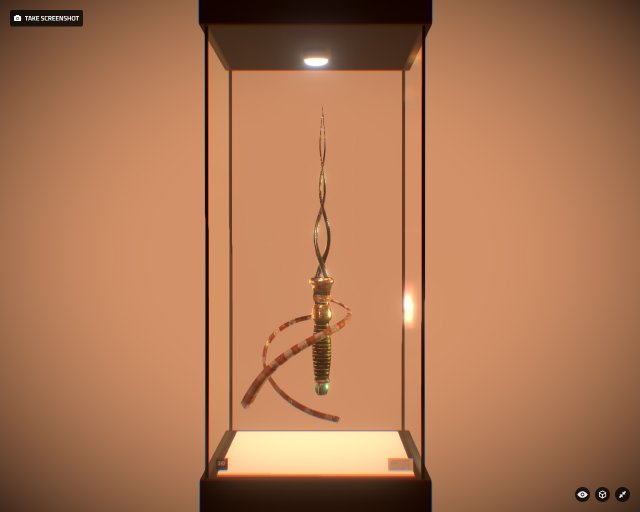 dague torsade 3D Model .c4d .max .obj .3ds .fbx .stl .blend 