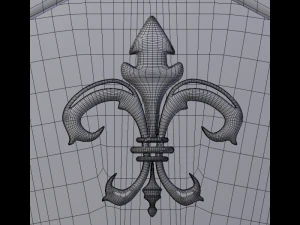 kite shield 3D Model