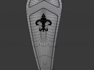 kite shield 3D Model