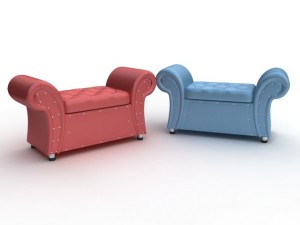 pouf 3D Модель