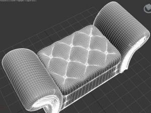 pouf 3D Модель