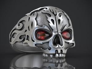 ring skull without jaw Modèles 3D en vedette