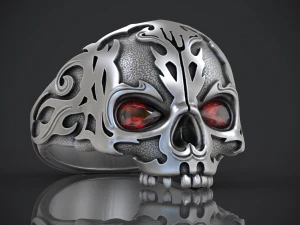ring skull without jaw 3D Print Model