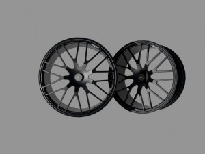 mercedes cls 63 amg wheel 3D Model
