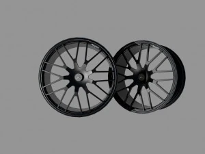 mercedes cls 63 amg wheel 3D Model