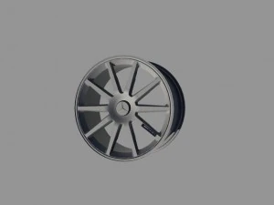 mercedes s63 amg wheel 3D Model