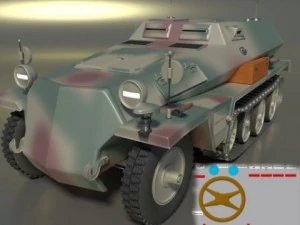 독일 갑옷 트랜스퍼터 3D 모델