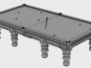 Billard 3D Modell