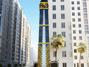 modern pharaonic obelisk 3D Model