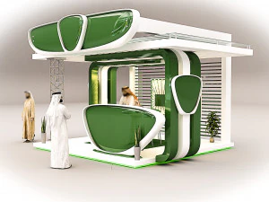 प्रदर्शनी-स्टैंड 3D मॉडल