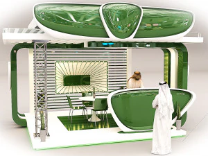 प्रदर्शनी-स्टैंड 3D मॉडल