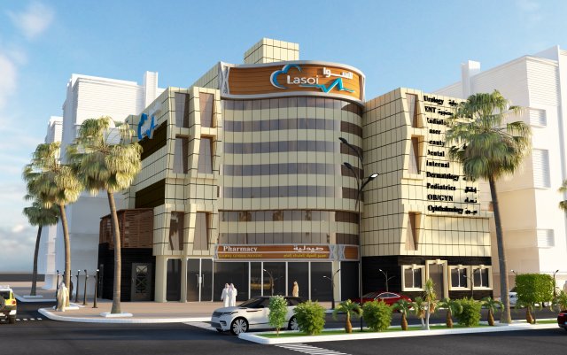 hospital 3D 모델 .c4d .max .obj .3ds .fbx .stl .blend 